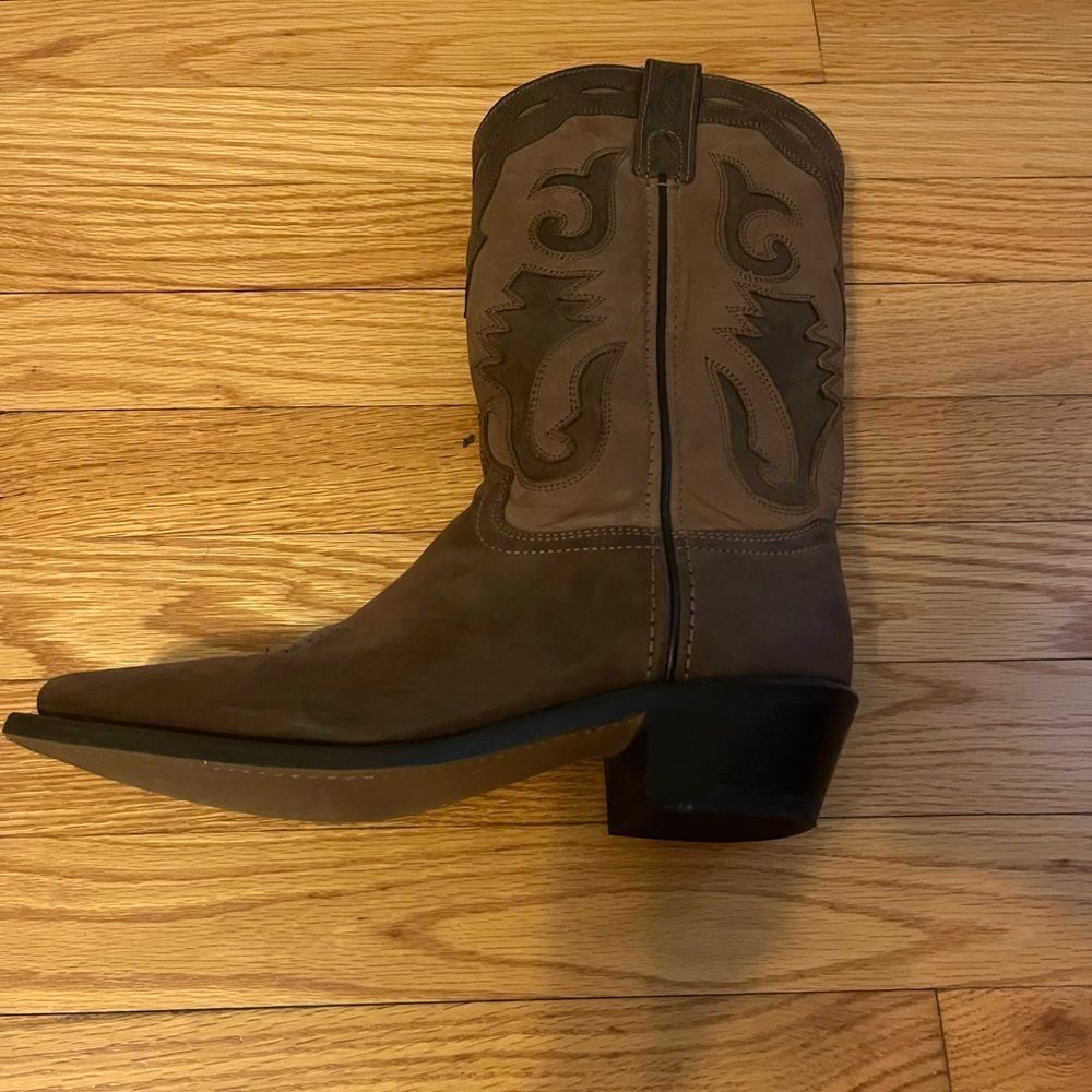 Laredo brown leather and suede cowboy boots from Nashville Boot & Co. - Picture 13 of 16